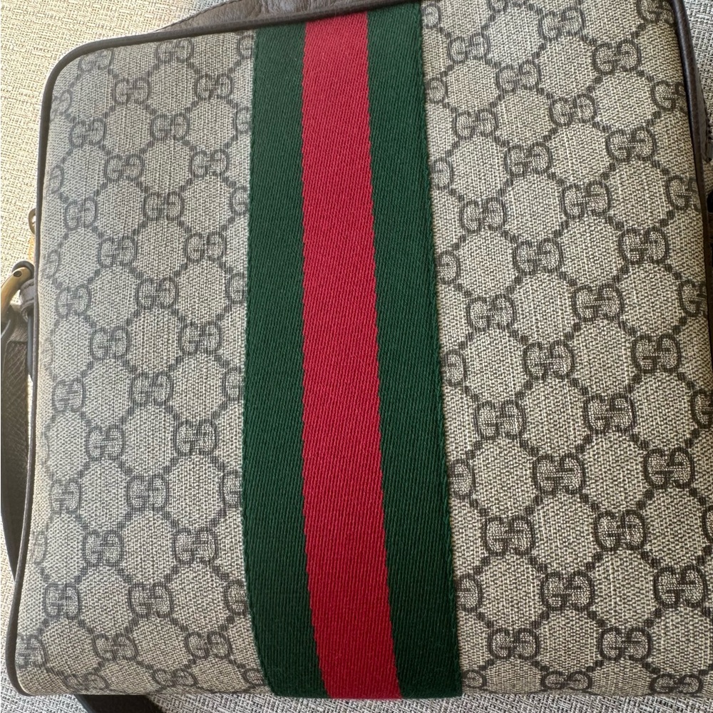 100% AUTHENTIC Gucci OPHIDIA GG SMALL MESSENGER BAG - Picture 9 of 15